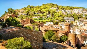 L'ancienne forteresse de Vila Vella à Tossa de Mar