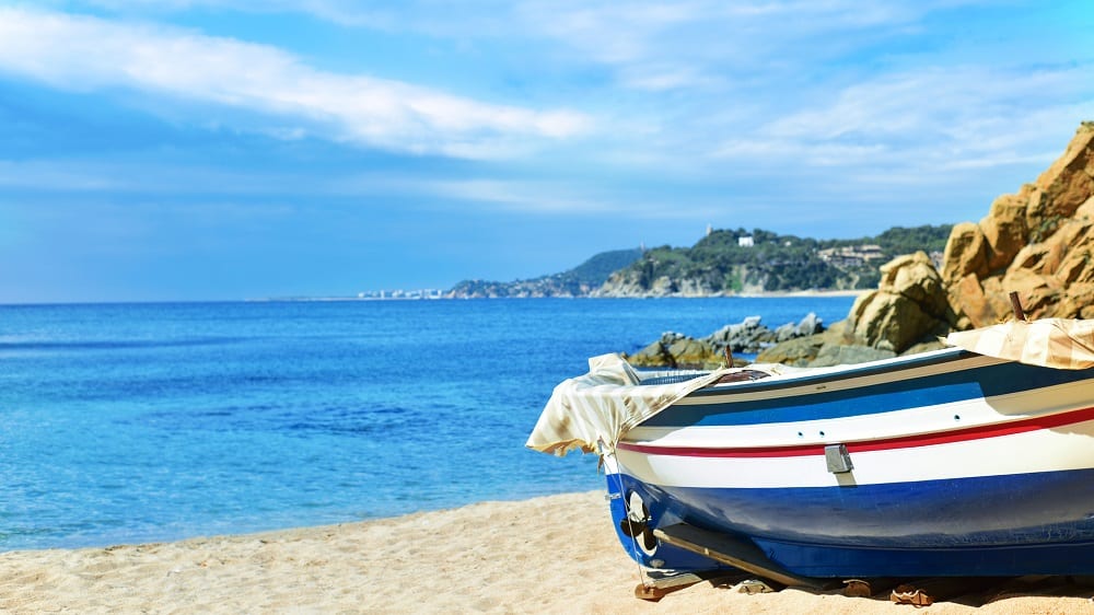 Plage de Platja-de-Sa-Caleta-lloret-de-Mar
