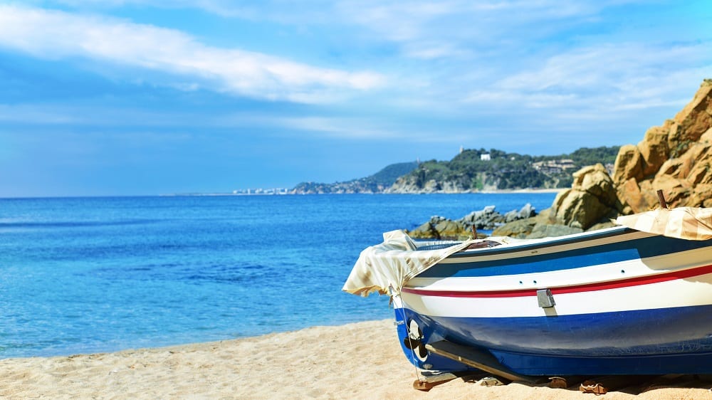 Plage de Platja-de-Sa-Caleta-lloret-de-Mar