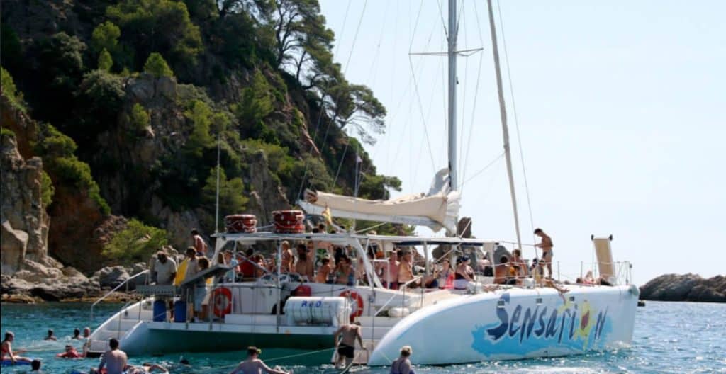 catamaran tours lloret de mar