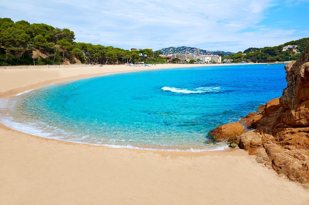 Plage de Fenals à Lloret de Mar