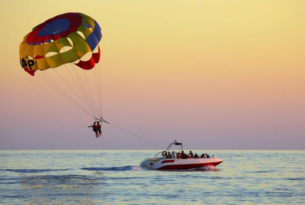 Parachute ascensionnel à Lloret del Mar